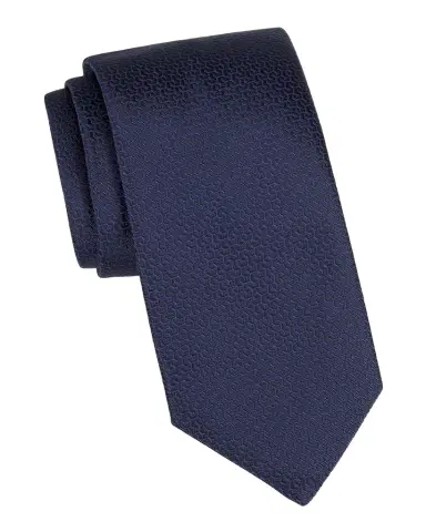 Canali Men 's Neat Silk Jacquard Tie | Thumbnail 1