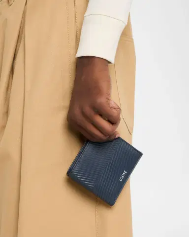Loewe Men's Embossed Leather Open Card Holder | Thumbnail 5 Loewe Men's Embossed Leather Open Card Holder | Thumbnail 5