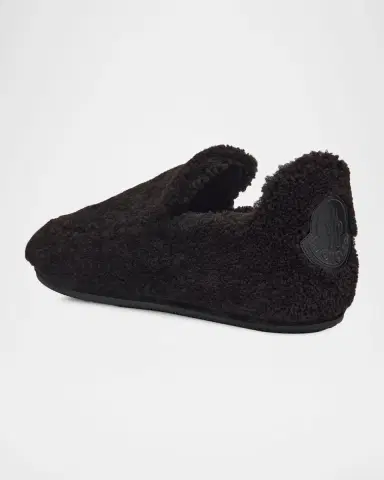 Moncler Men 's Snug Shearling Flats | Thumbnail 4 Moncler Men 's Snug Shearling Flats | Thumbnail 4