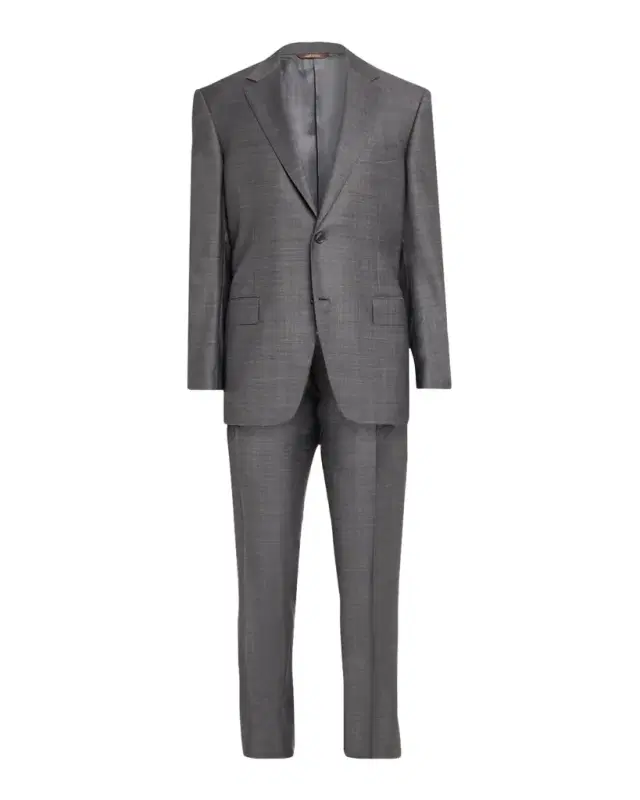 Wool Single-Breasted Suit