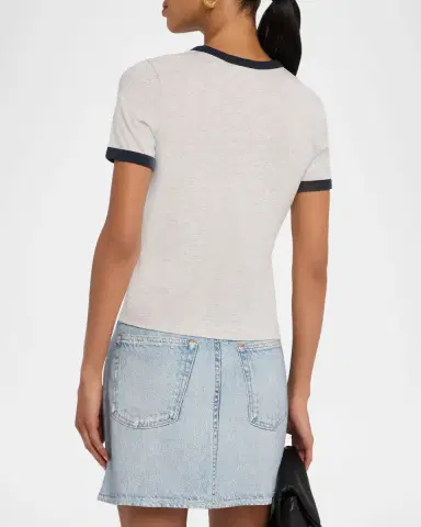 Rag & Bone New York Crewneck Ringer Tee | Thumbnail 3 Rag & Bone New York Crewneck Ringer Tee | Thumbnail 3