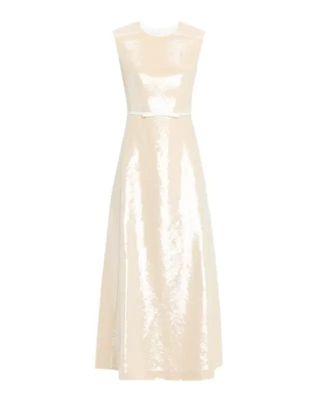 Sequined Sleeveless Ankle Dress