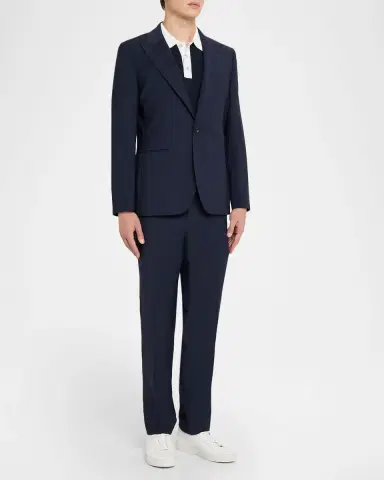 Reiss Men's Dream Single-Breasted Wool-Blend Suit Blazer | Thumbnail 2 Reiss Men's Dream Single-Breasted Wool-Blend Suit Blazer | Thumbnail 2