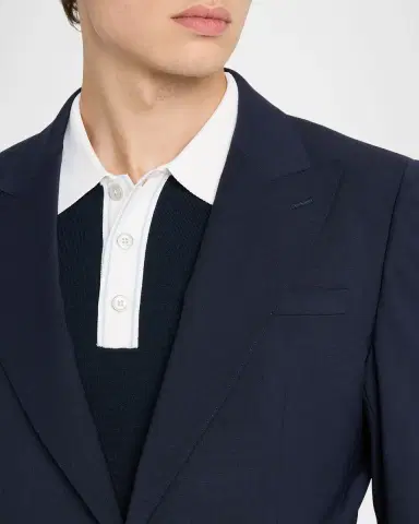 Reiss Men's Dream Single-Breasted Wool-Blend Suit Blazer | Thumbnail 5 Reiss Men's Dream Single-Breasted Wool-Blend Suit Blazer | Thumbnail 5