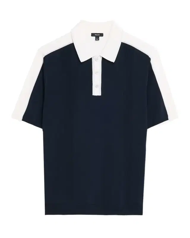 Men 's Pentel Color-Block Knit Polo Shirt