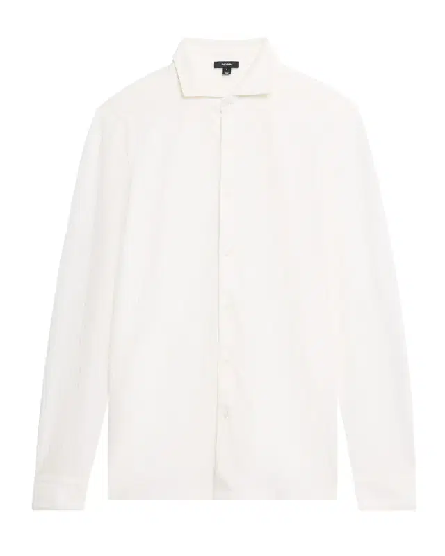 Reiss Men 's Hayes Jacquard Stripe Sport Shirt
