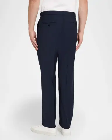 Reiss Men's Dream Adjustable Flat-Front Trousers | Thumbnail 3 Reiss Men's Dream Adjustable Flat-Front Trousers | Thumbnail 3