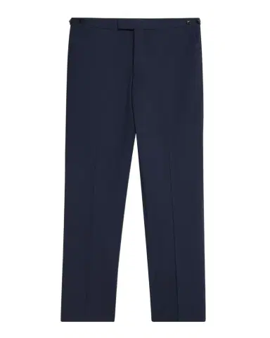 Reiss Men's Dream Adjustable Flat-Front Trousers | Thumbnail 1 Reiss Men's Dream Adjustable Flat-Front Trousers | Thumbnail 1