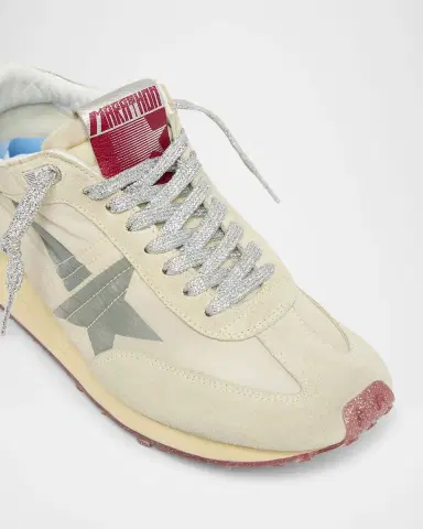 Golden Goose Running Marathon Suede Nylon Sneakers | Thumbnail 4 Golden Goose Running Marathon Suede Nylon Sneakers | Thumbnail 4