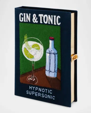 Olympia Le-Tan Gin & Tonic Book Clutch Bag | Thumbnail 2 Olympia Le-Tan Gin & Tonic Book Clutch Bag | Thumbnail 2