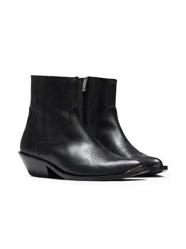 Represent Men's Michael Western Leather Boots - Black - Size 8 | Thumbnail 2 Represent Men's Michael Western Leather Boots - Black - Size 8 | Thumbnail 2