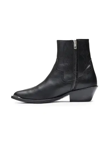 Represent Men's Michael Western Leather Boots - Black - Size 8 | Thumbnail 5 Represent Men's Michael Western Leather Boots - Black - Size 8 | Thumbnail 5