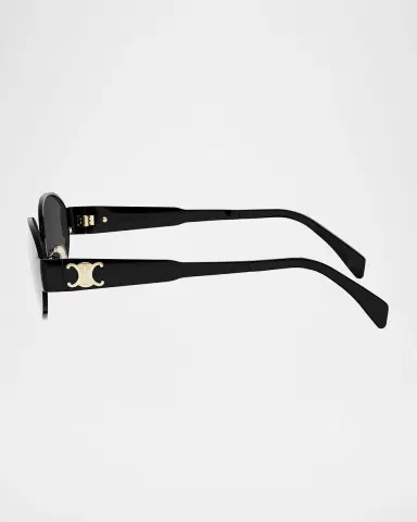 Celine Men's Triomphe Metal Oval Sunglasses | Thumbnail 4 Celine Men's Triomphe Metal Oval Sunglasses | Thumbnail 4
