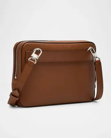 Montblanc Men's Sartorial Mini Leather Crossbody Bag | Thumbnail 3 Montblanc Men's Sartorial Mini Leather Crossbody Bag | Thumbnail 3