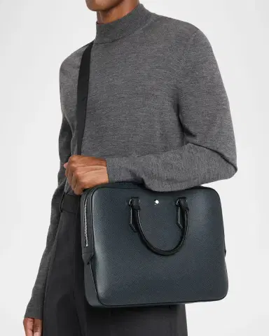 Montblanc Men's Sartorial Leather Document Case | Thumbnail 2 Montblanc Men's Sartorial Leather Document Case | Thumbnail 2