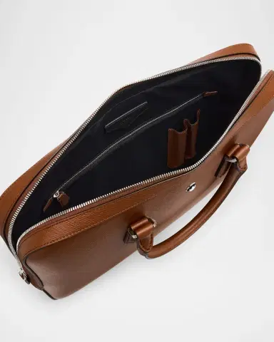 Montblanc Men's Sartorial Leather Briefcase | Thumbnail 4 Montblanc Men's Sartorial Leather Briefcase | Thumbnail 4