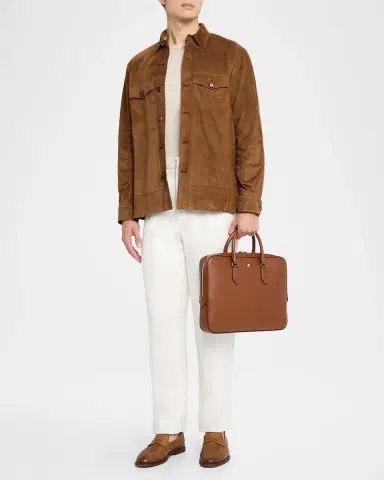 Montblanc Men's Sartorial Leather Briefcase | Thumbnail 5 Montblanc Men's Sartorial Leather Briefcase | Thumbnail 5
