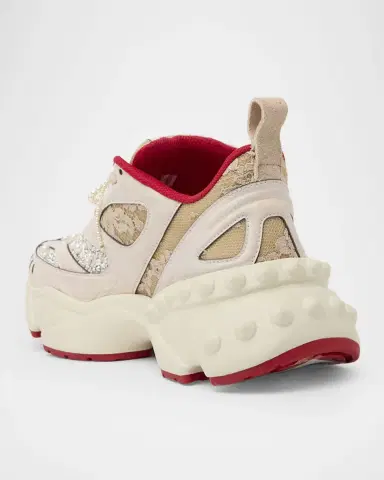 Christian Louboutin So Flo Perla Runner Sneakers | Thumbnail 2 Christian Louboutin So Flo Perla Runner Sneakers | Thumbnail 2