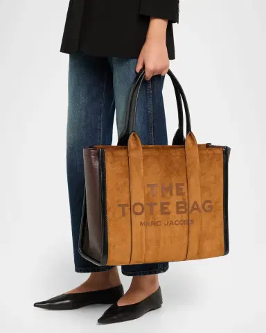 Marc Jacobs The Large Leather & Suede Tote Bag | Thumbnail 2 Marc Jacobs The Large Leather & Suede Tote Bag | Thumbnail 2