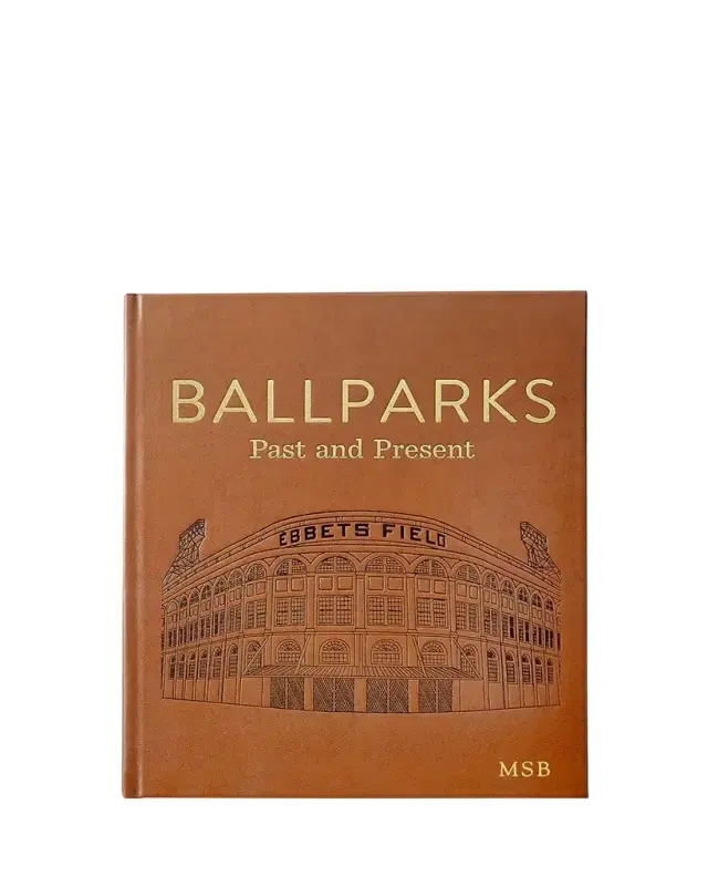 Graphic Image "Ballparks" Leather Bound Book