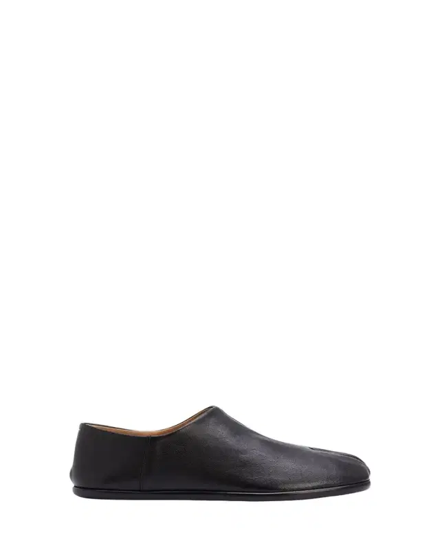 Men 's Tabi Babouchev Tabi-Toe Leather Slip-On Shoes