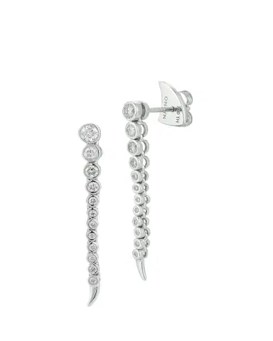 ONDYN Short Continuum Earrings with Diamonds | Thumbnail 1