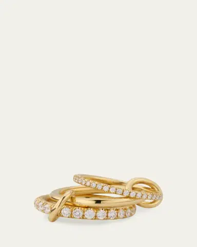 Spinelli Kilcollin Norah 18K Yellow Gold Pave Diamond Ring | Thumbnail 3