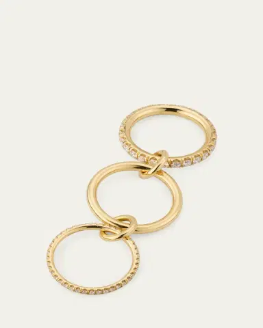 Spinelli Kilcollin Norah 18K Yellow Gold Pave Diamond Ring | Thumbnail 4
