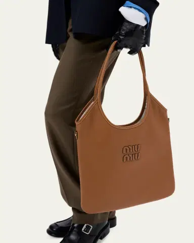 Miu Miu Ivy Leather Tote Bag | Thumbnail 2 Miu Miu Ivy Leather Tote Bag | Thumbnail 2