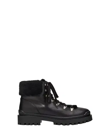 Aquatalia Coralie Leather & Shearling Hiking Boots | Thumbnail 1