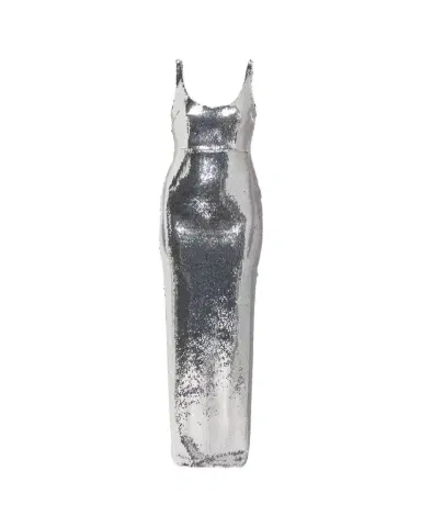 Alex Perry Sleeveless Sequined Column Singlet Gown | Thumbnail 1