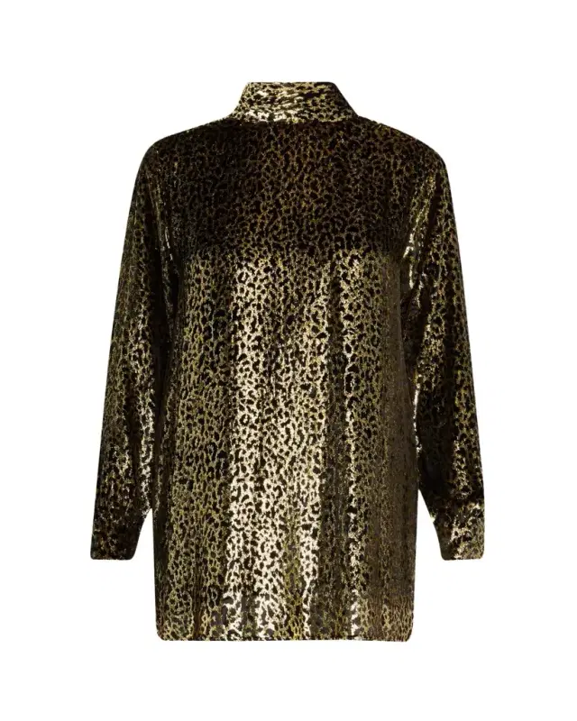 Vreeland Bianca Neck-Tie Tunic Top