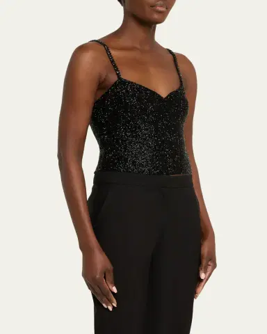 Alice + Olivia Nina Embellished Bustier Top | Thumbnail 4