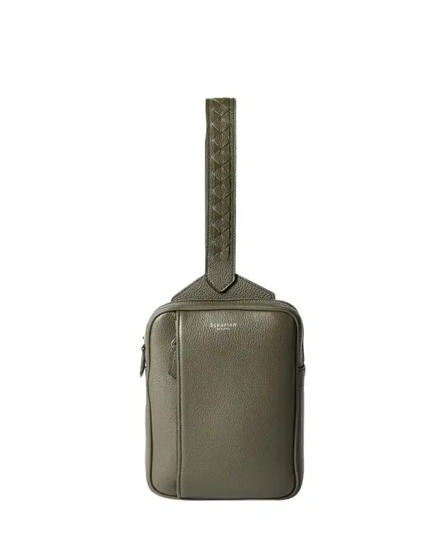 Serapian Men's Cachem Leather Sling Bag