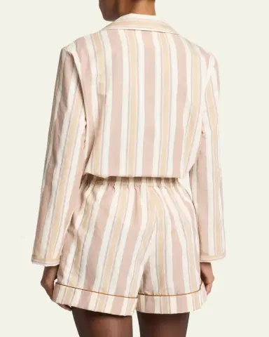 Saint Laurent Striped Cotton Pajama Shirt | Thumbnail 3