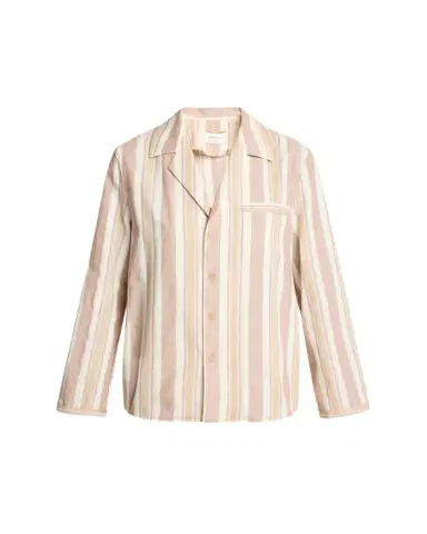 Saint Laurent Striped Cotton Pajama Shirt | Thumbnail 1