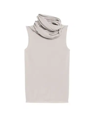 Rick Owens Twisted Cowl-Neck Sleeveless Top | Thumbnail 1