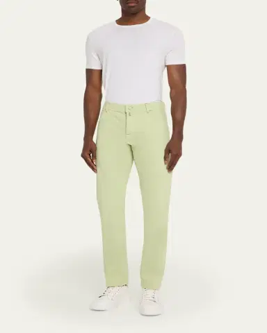 Kiton Men's Kurabo Slim Fit Cotton Stretch Five-Pocket Pants | Thumbnail 2