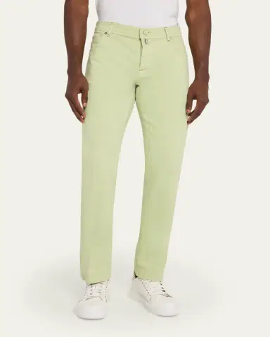 Kiton Men's Kurabo Slim Fit Cotton Stretch Five-Pocket Pants | Thumbnail 4