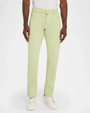 Kiton Men's Kurabo Slim Fit Cotton Stretch Five-Pocket Pants | Thumbnail 8