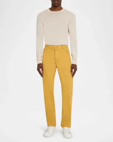 Kiton Men's Kurabo Slim Fit Cotton Stretch Five-Pocket Pants | Thumbnail 6