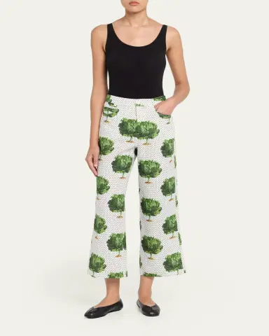 Libertine Lettuce Dance To The Beat Straight-Leg Ankle Pants | Thumbnail 2