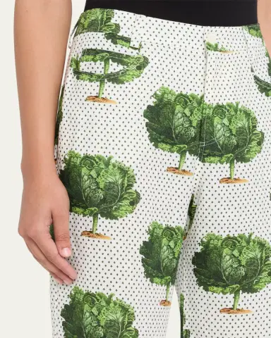 Libertine Lettuce Dance To The Beat Straight-Leg Ankle Pants | Thumbnail 5