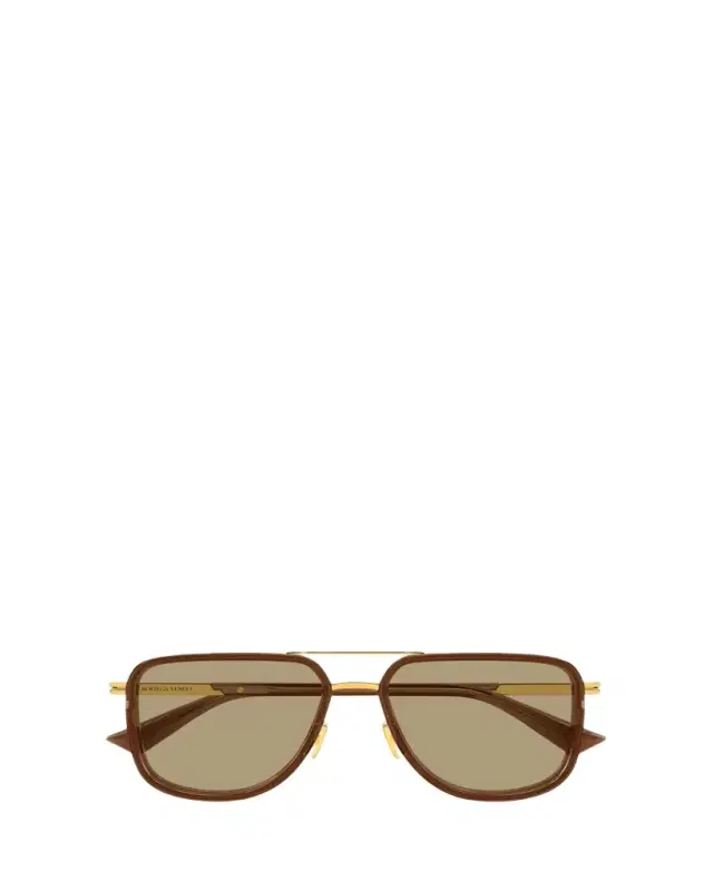56mm Acetate & Metal Aviator Sunglasses