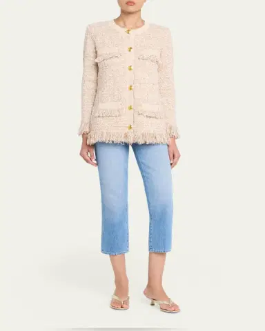 L'Agence Thalina Mid-Rise Slouchy Straight Jeans | Thumbnail 2 L'Agence Thalina Mid-Rise Slouchy Straight Jeans | Thumbnail 2