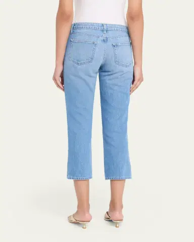 L'Agence Thalina Mid-Rise Slouchy Straight Jeans | Thumbnail 3 L'Agence Thalina Mid-Rise Slouchy Straight Jeans | Thumbnail 3