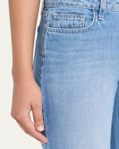 L'Agence Thalina Mid-Rise Slouchy Straight Jeans | Thumbnail 5 L'Agence Thalina Mid-Rise Slouchy Straight Jeans | Thumbnail 5