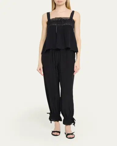 Ciao Lucia Euri Silk Lace Top | Thumbnail 2 Ciao Lucia Euri Silk Lace Top | Thumbnail 2