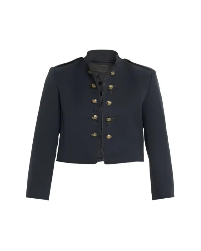 Nili Lotan Betsy Wool Twill Military Jacket