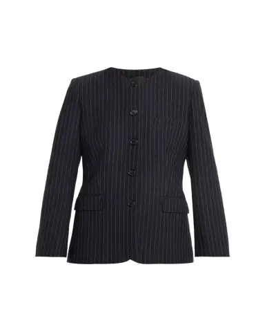 Nili Lotan Gertrude Pinstripe Single-Breasted Jacket | Thumbnail 1 Nili Lotan Gertrude Pinstripe Single-Breasted Jacket | Thumbnail 1